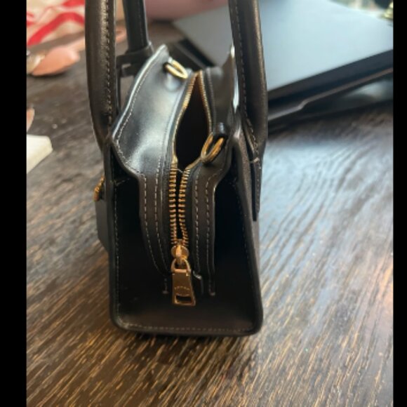 COACH ANDREA MINI CARRYALL IN SIGNATURE CANVAS - Picture 4 of 5